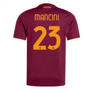 Fotbalové Dres AS Roma Gianluca Mancini #23 Domácí Oblečení 2025-26 Krátký Rukáv